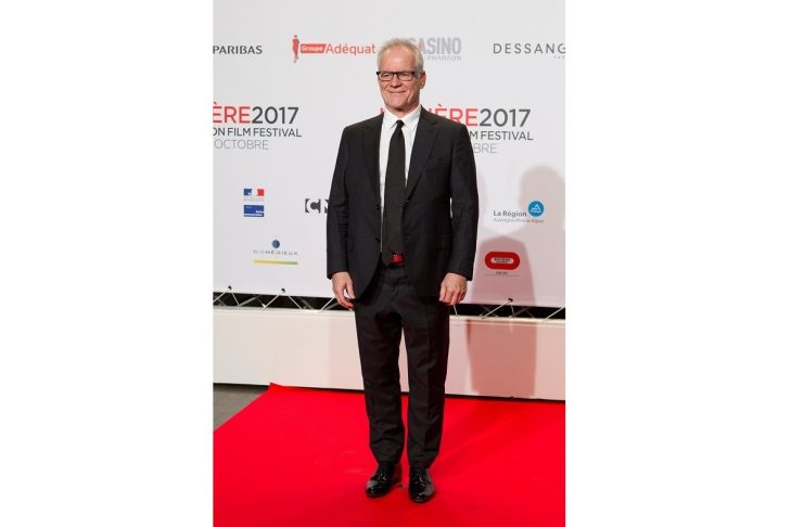 Thierry Fremaux, president of the Lumiere 2017 Grand Lyon Film Festival, attends the festival’s opening evening in Lyon