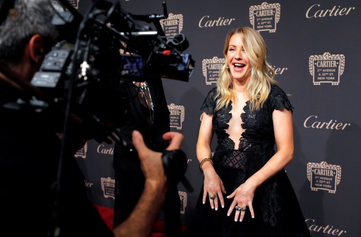 Musician Ellie Goulding attends the Cartier Fifth Avenue Mansion Reopening Party at Cartier Mansion during New York Fashion Week in Manhattan, New York, U.S.