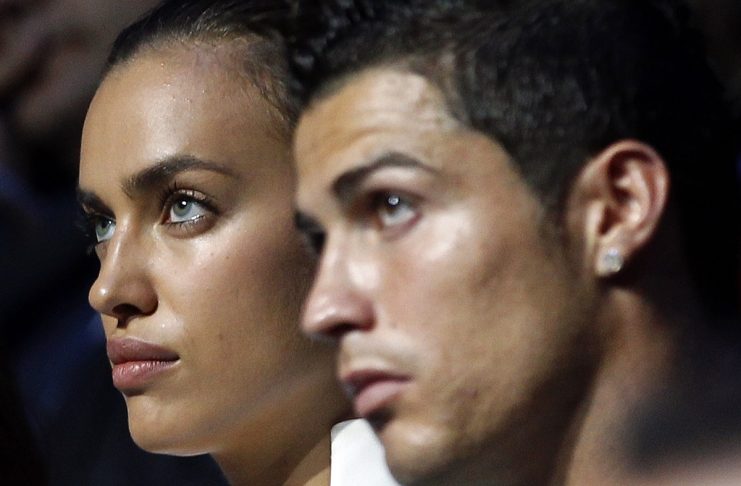 Portugal’s Ronaldo and girlfriend model Shayk attend the Champions League draw ceremony at Monaco’s Grimaldi Forum