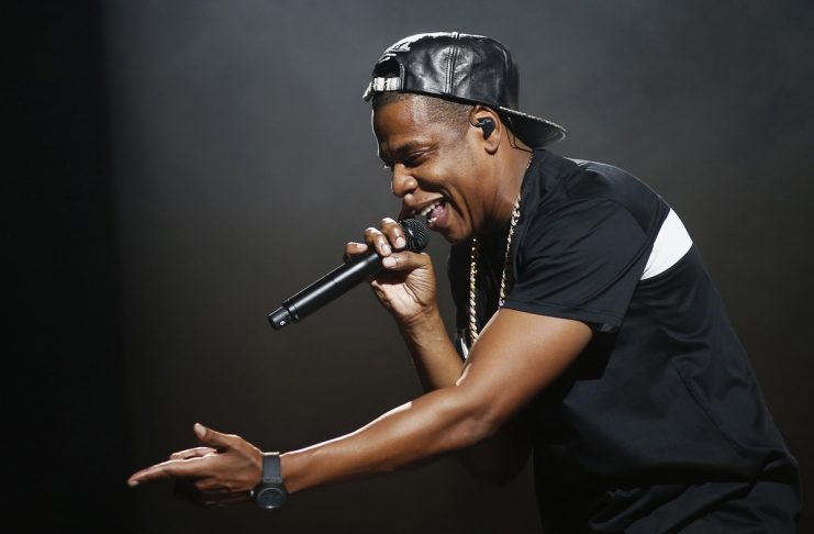 File photo of Jay-Z performing at Bercy stadium in Paris
