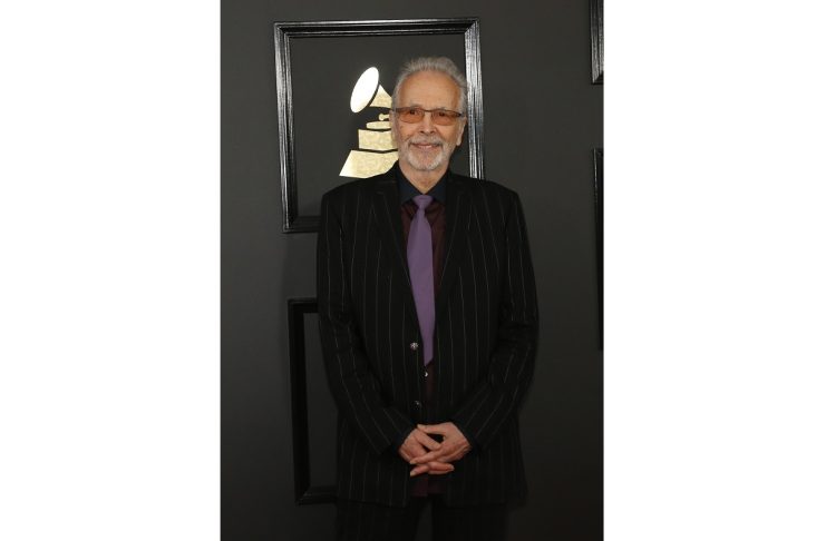 Musician Herb Alpert arrives at the 59th Annual Grammy Awards in Los Angeles
