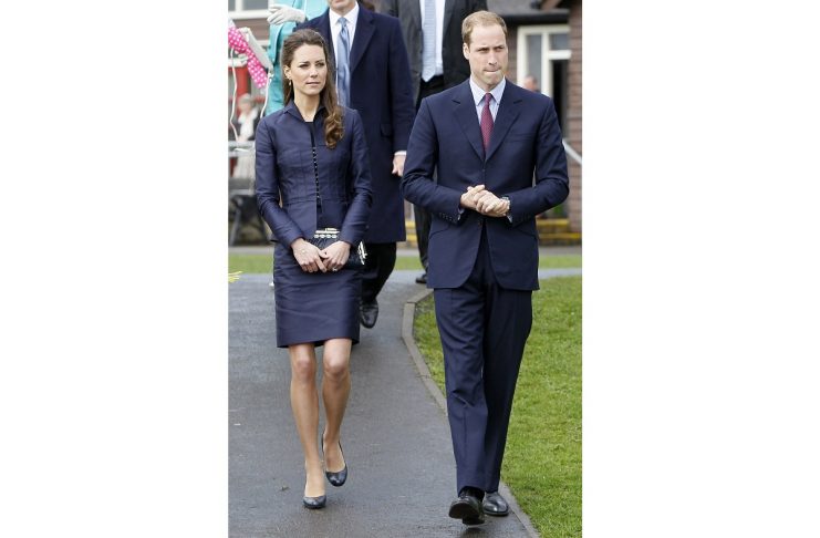 Britain’s Prince William and his Kate Middleton visit Witton Country Park in Darwen
