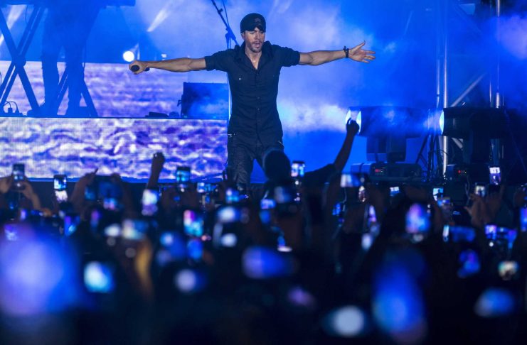 Enrique Iglesias concert in Tel Aviv