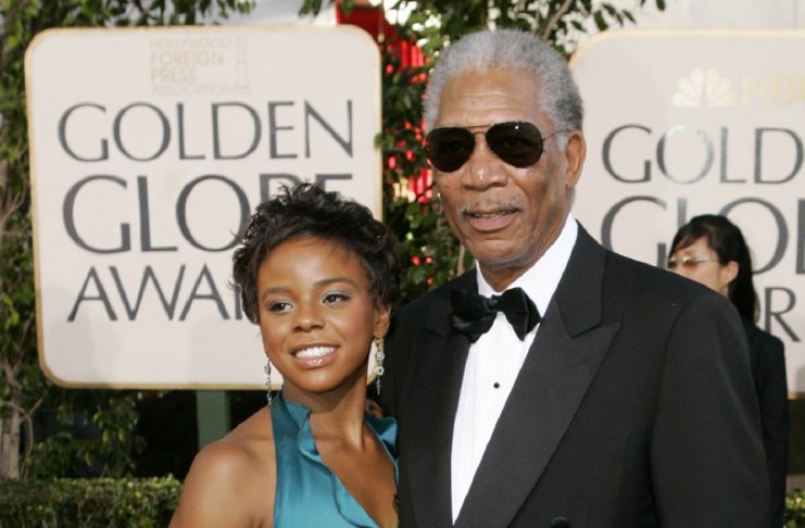Morgan Freeman at the 62nd Annual Golden Globe Awards.