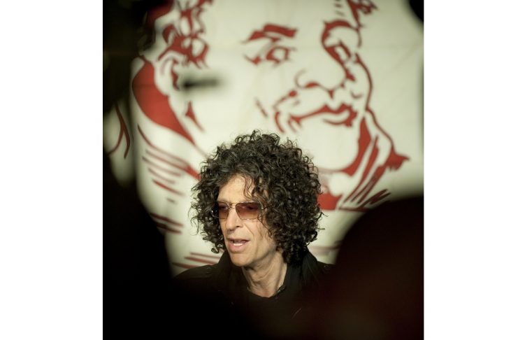 Radio/TV personality Howard Stern speaks during an “America’s Got Talent” news conference in New York