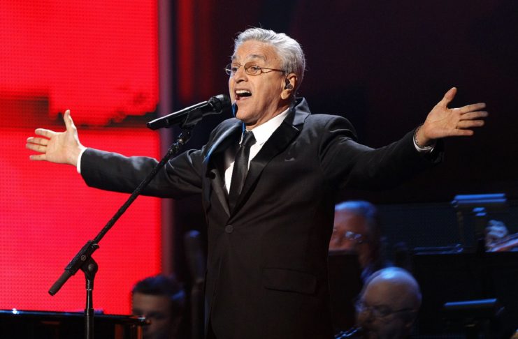 Person of the Year award winner Caetano Veloso performs during the 13th Latin Grammy Awards in Las Vegas
