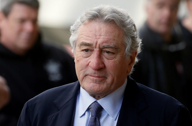 Actor Robert De Niro arrives to receive his Chaplin Award from the Film Society of Lincoln Center in the Manhattan borough of New York