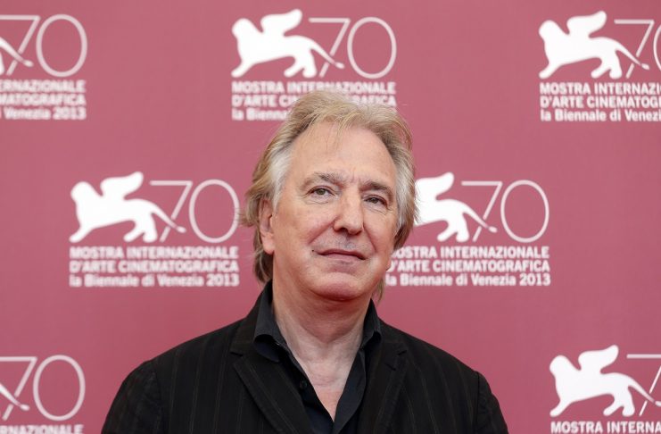 Actor Rickman poses during a photocall for the movie “Une Promesse”, directed by Leconte, during the 70th Venice Film Festival in Venice