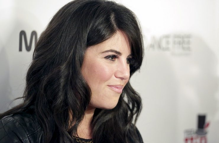 Lewinsky arrives at the #IAmDancingMan party at the Avalon Hollywood in Los Angeles, California