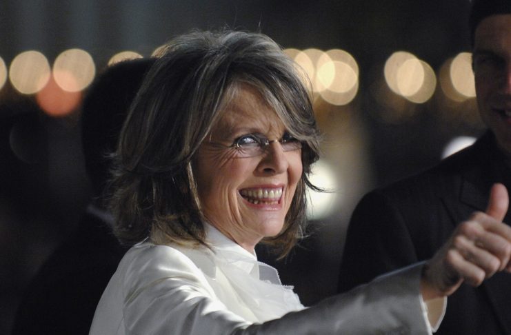 Cast member Diane Keaton arrives to attends the premiere of the film “Mad Money” in Los Angeles