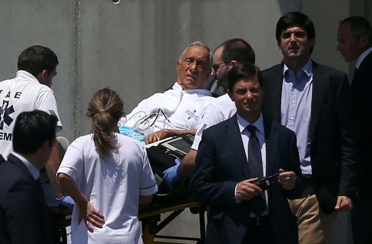 Braga: Presidente da República dá entrada na urgência do Hospital de Braga