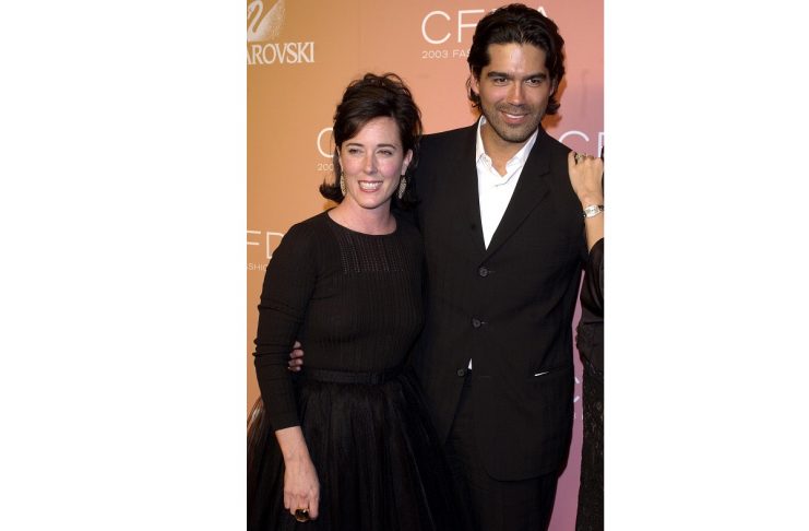 BRIAN ATWOOD AND KATE SPADE AT THE COUNCIL OF FASHION DESIGNERS OF
AMERICA AWARDS IN NEW YORK.