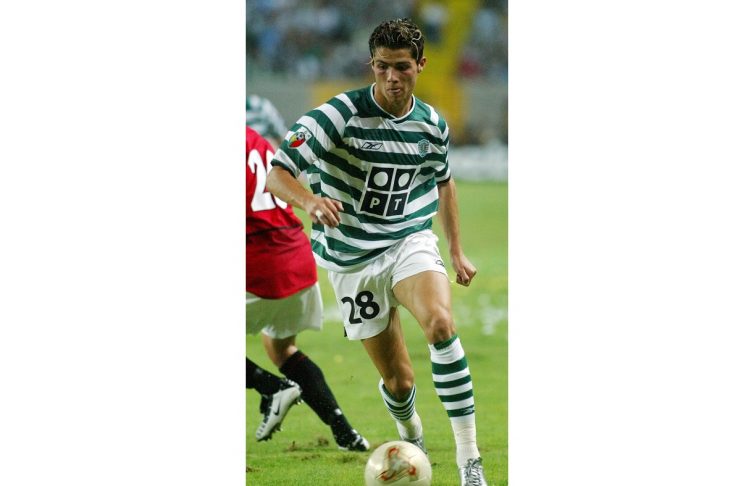FILE PHOTO OF AUGUST 7, 2003 OF PORTUGUESE SPORTING LISBON SOCCER
PLAYER CRISTIANO RONALDO.