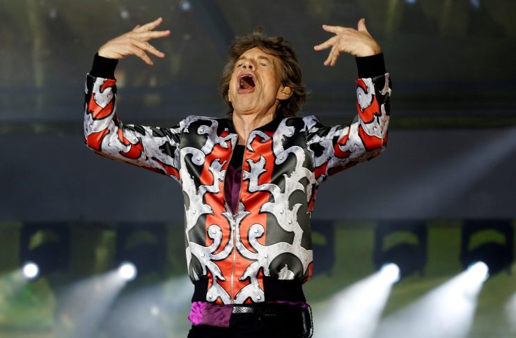 Mick Jagger of the Rolling Stones performs during a concert of their “No Filter” European tour at the Orange Velodrome stadium in Marseille
