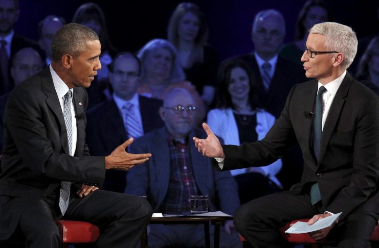 Obama takes part in a live town hall on reducing gun violence in Virginia