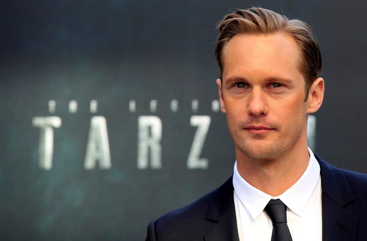 Swedish actor Alexander Skarsgard poses at the European premiere of the film “The Legend of Tarzan” at Leicester Square in London