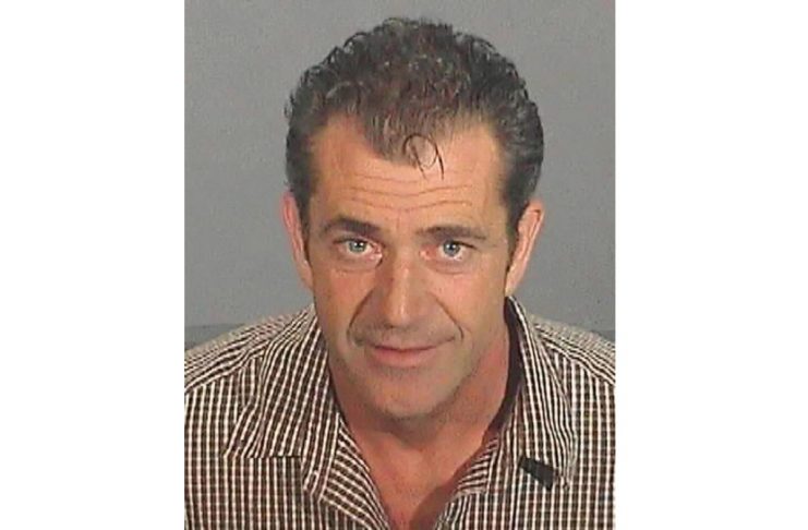 Los Angeles County Sheriff’s Department booking photo of actor Mel Gibson