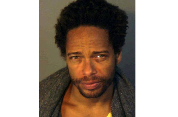 Handout photo of Actor Gary Dourdan after his arrest in Palm Springs