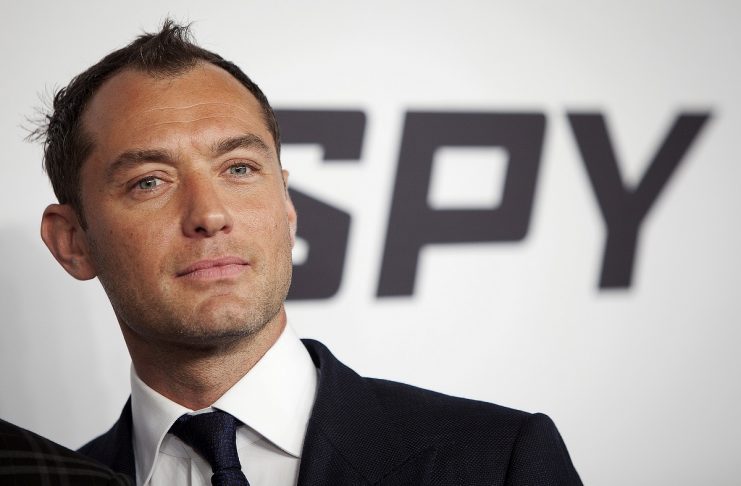 Cast member Jude Law arrives for the movie premiere of “Spy” in Manhattan, New York, USA