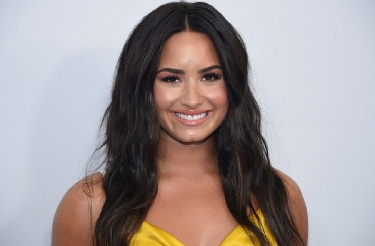 Demi Lovato attends the WE Day event in Los Angeles