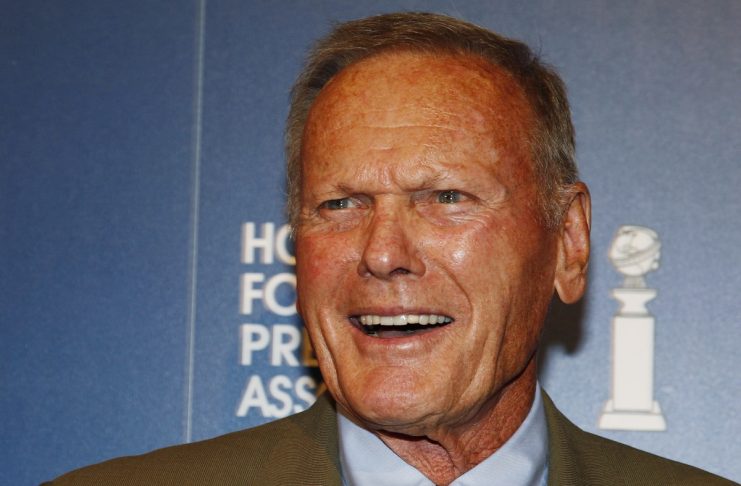 Actor Tab Hunter arrives at the Hollywood Foreign Press Association’s annual luncheon in Beverly Hills