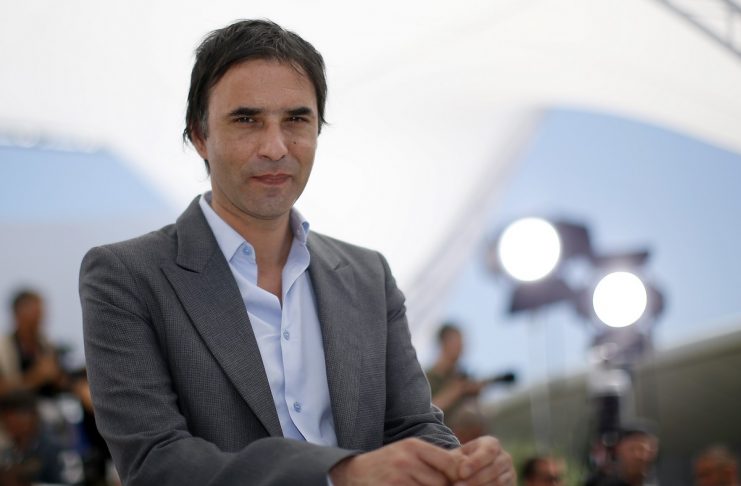Director Samuel Benchetrit poses during a photocall for the film “Asphalte” out of competition at the 68th Cannes Film Festival in Cannes