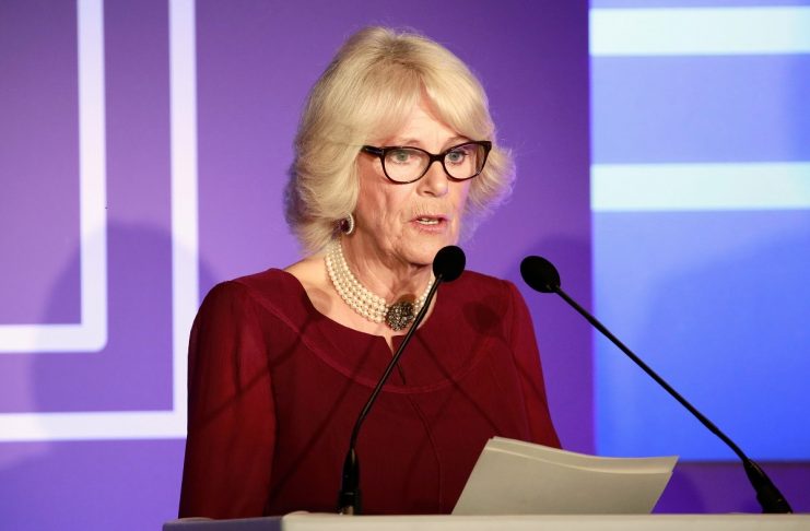 Camilla, Duchess of Cornwall presents the 2016 Man Booker Prize at The Guildhall