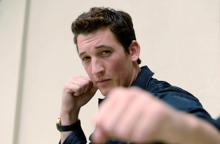 Actor Miles Teller cast member of the film “Bleed for This” is photographed in Beverly Hills