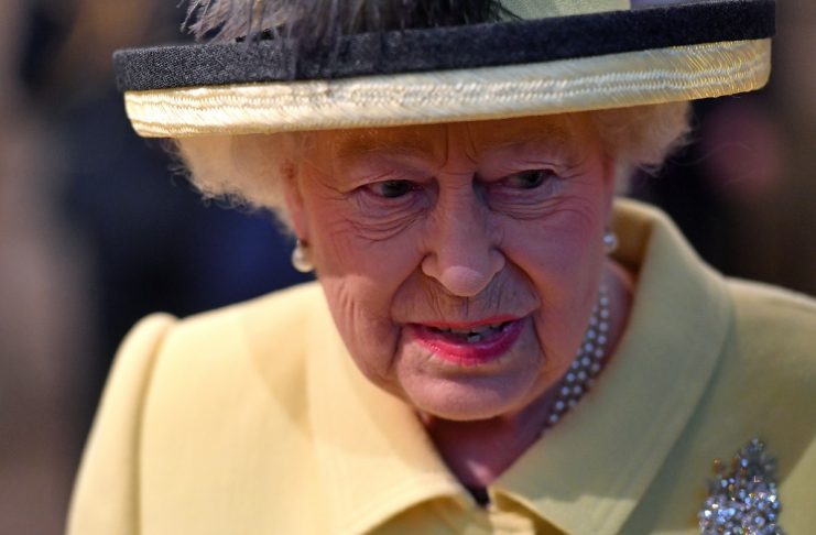 Britain’s Queen Elizabeth II attends a Commonwealth Day Service at Westminster Abbey in  London
