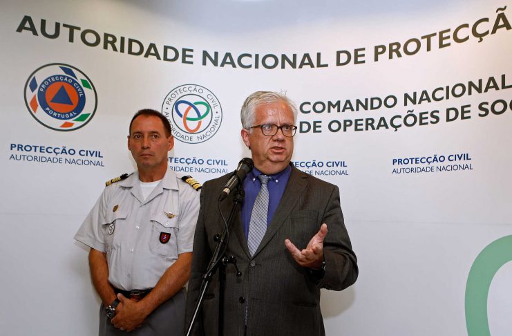 Conferência de imprensa do ministro Eduardo Cabrita