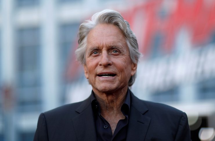 Michael Douglas attends the premiere of the movie Ant-Man and the Wasp in Los Angeles