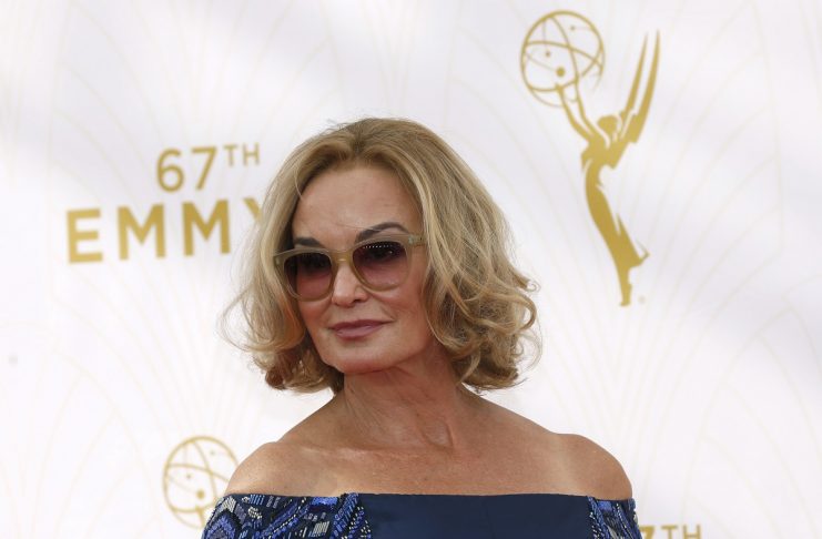 Actress Jessica Lange arrives at the 67th Primetime Emmy Awards in Los Angeles