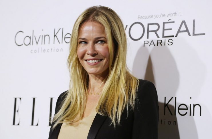 Talk show host and actress Chelsea Handler arrives as a guest at the 20th anniversary of ELLE Women in Hollywood event in Los Angeles