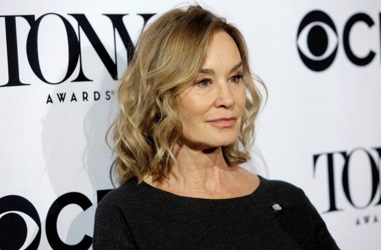 Actress Jessica Lange arrives for the 2016 Tony Awards Meet The Nominees Press Reception in Manhattan, New York