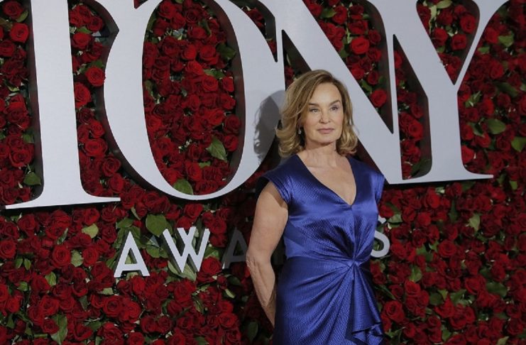 Actress Jessica Lange arrives at the American Theatre Wing’s 70th annual Tony Awards in New York