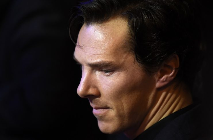 Benedict Cumberbatch arrives at the European Premiere of Star Wars, The Force Awakens in Leicester Square, London