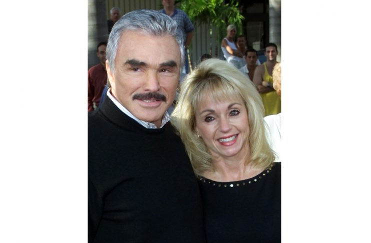 File photo of actor Burt Reynolds and former girlfriend Pamela Seals in Miami Beach.