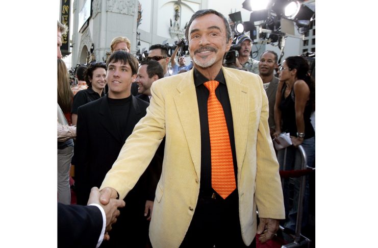 Burt Reynolds arrives at the Los Angeles premiere of “The Dukes of Hazzard” in Hollywood.
