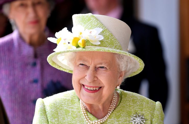 Britain’s Queen Elizabeth visits Hauser & Wirth Somerset, in Bruton, Somerset