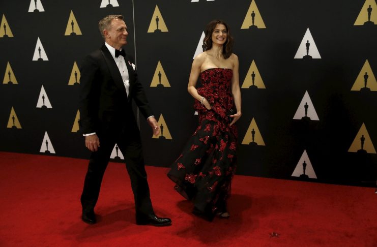 Actor Craig and his wife actress Weisz attend the 7th Annual Academy of Motion Picture Arts and Sciences Governors Awards at The Ray Dolby Ballroom in Hollywood