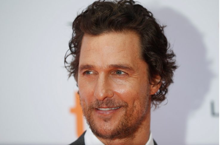 Actor Matthew McConaughey arrives on the red carpet for the film “Sing” during the Toronto International Film Festival (TIFF) in Toronto
