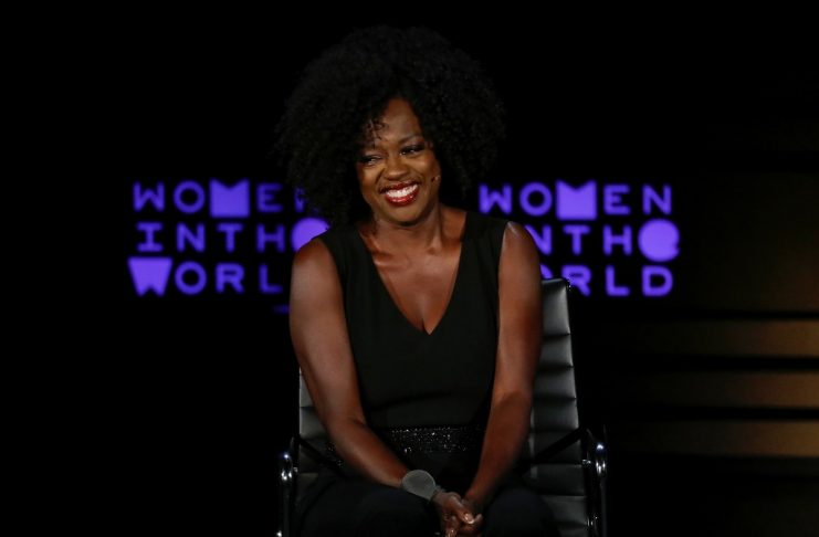 Actor Viola Davis speaks during the Women In The World Summit in New York