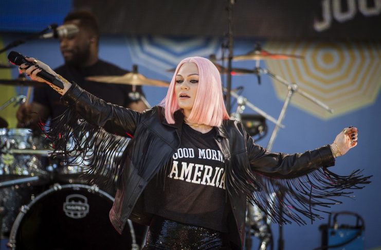 Singer Jessie J performs on ABC’s Good Morning America Central Park stage in New York