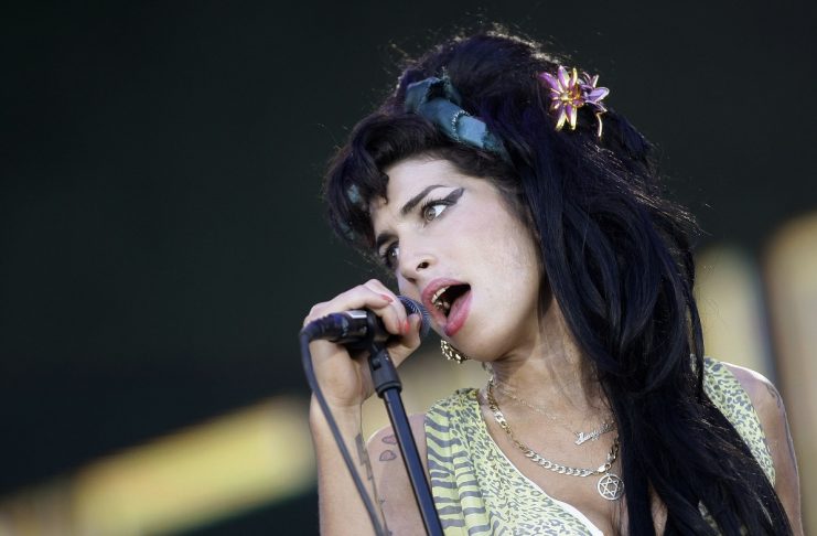 British singer Winehouse performs during the “Rock in Rio” music festival in Arganda del Rey, near Madrid