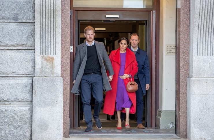 Britain’s Prince Harry and Meghan, Duchess of Sussex visit Birkenhead