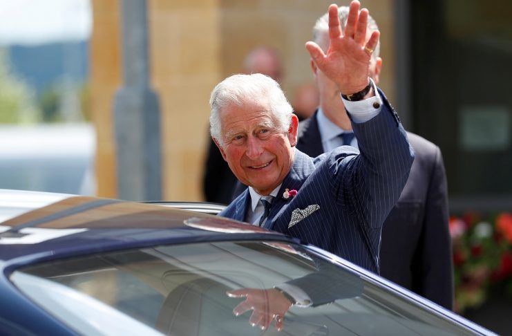 Britain’s Prince Charles visits the GCHQ headquarters
