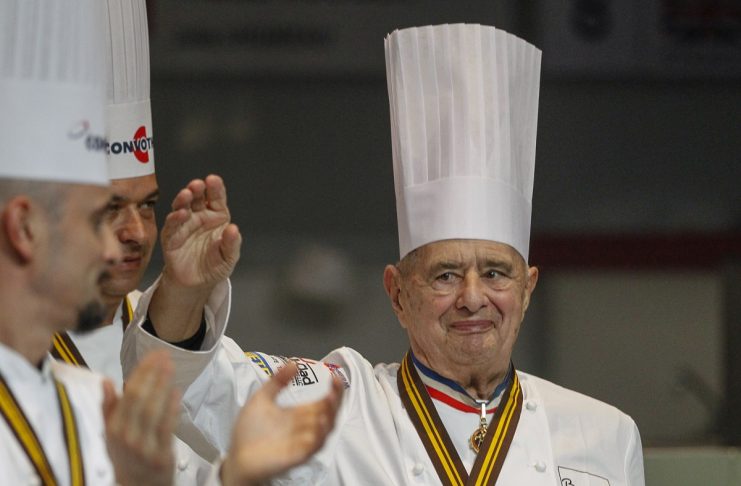 French chef Bocuse attends the 2013 Bocuse d’Or cooking contest in Chassieu