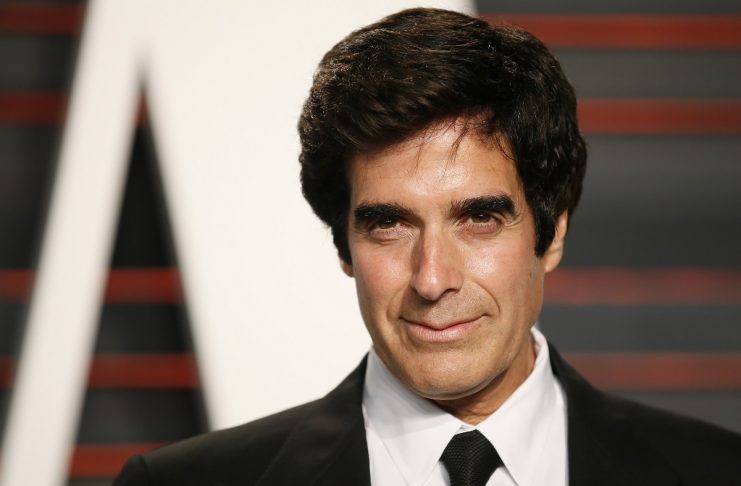 David Copperfield arrives at the Vanity Fair Oscar Party in Beverly Hills