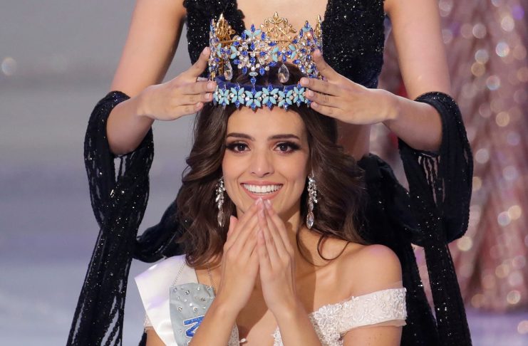 Miss Mexico Vanessa Ponce de Leon is crowned as she wins the Miss World 2018 title in Sanya