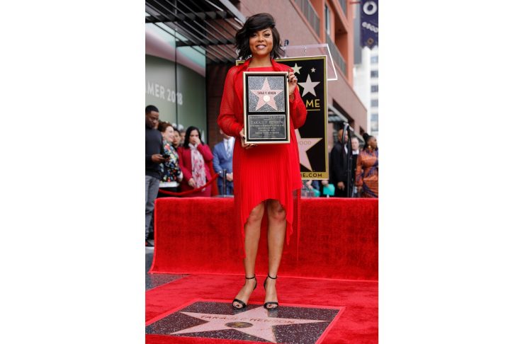 Actor Taraji P. Henson receives a star on Hollywood’s  Walk of Fame in Los Angeles